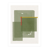 GREEN WATERCOLOR SHAPES NO.2 (Print Only) thumbnail
