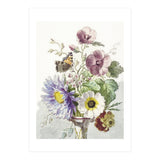 William van Leen – Bouquet of Flowers with a Butterfly (1763–1825) (Print Only) thumbnail