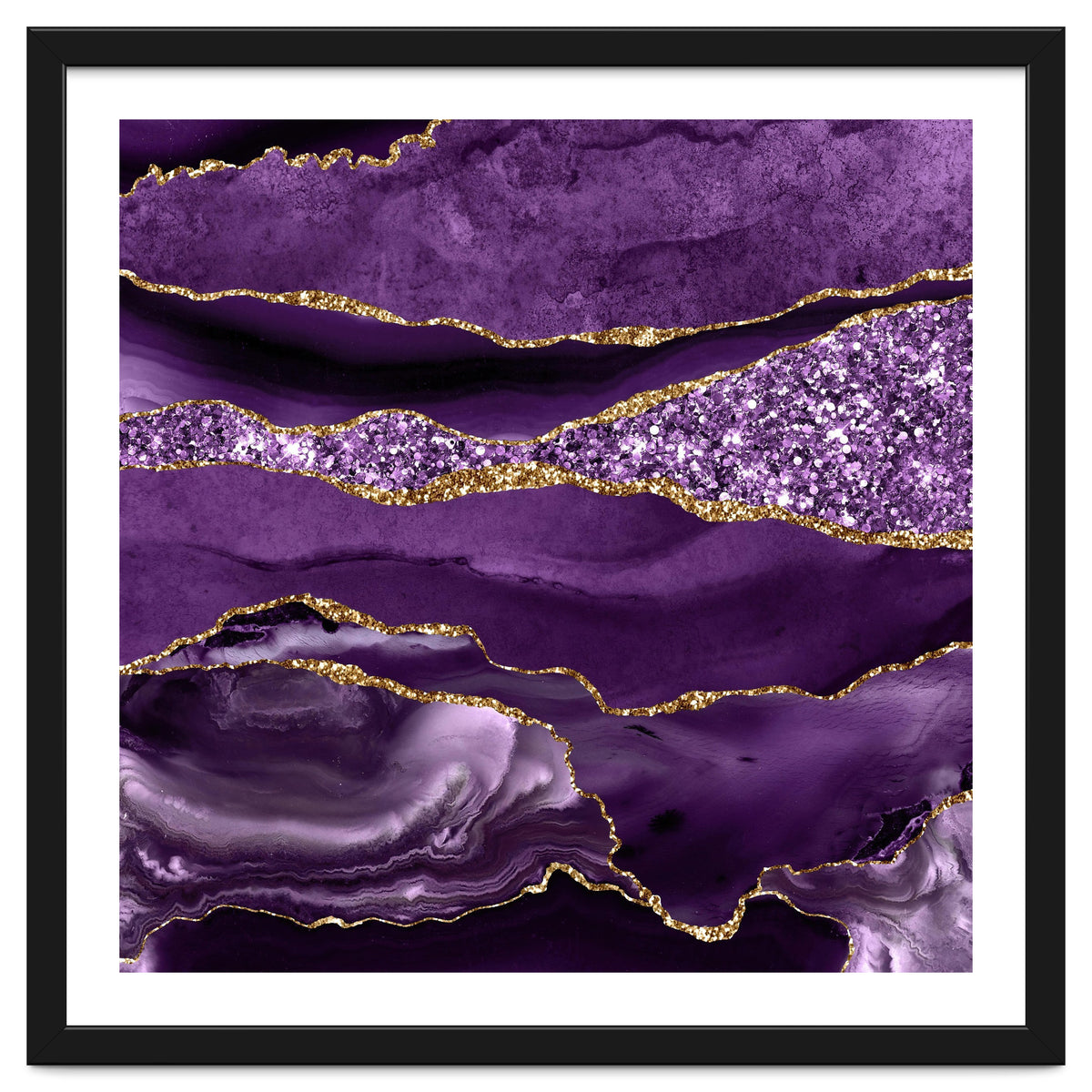 Agate Glitter Ocean Texture 01