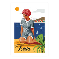 Istria, Swimmer on the Beach (Print Only)