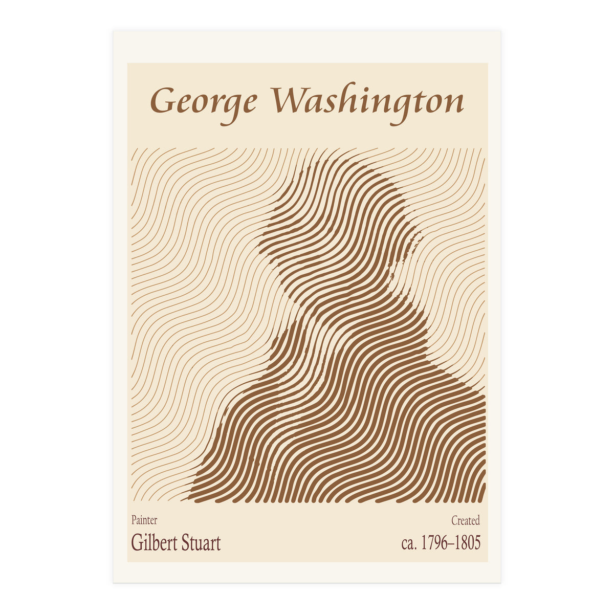 George Washington (ca 1796–1805) – Gilbert Stuart  (Print Only)