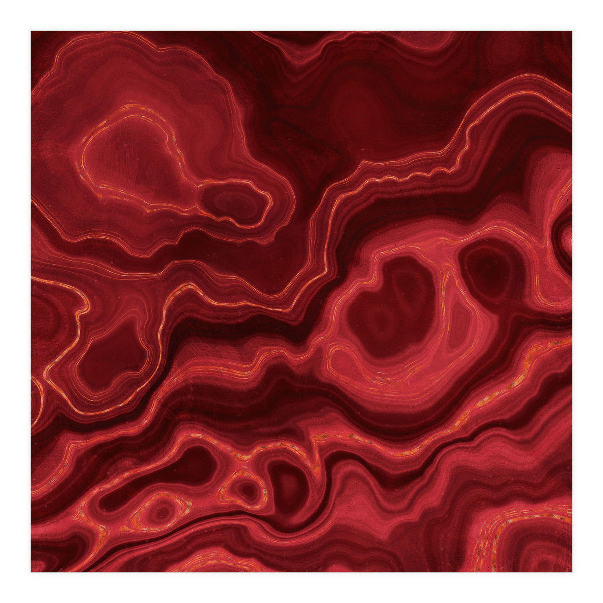 Red Agate Texture 03  (Print Only)