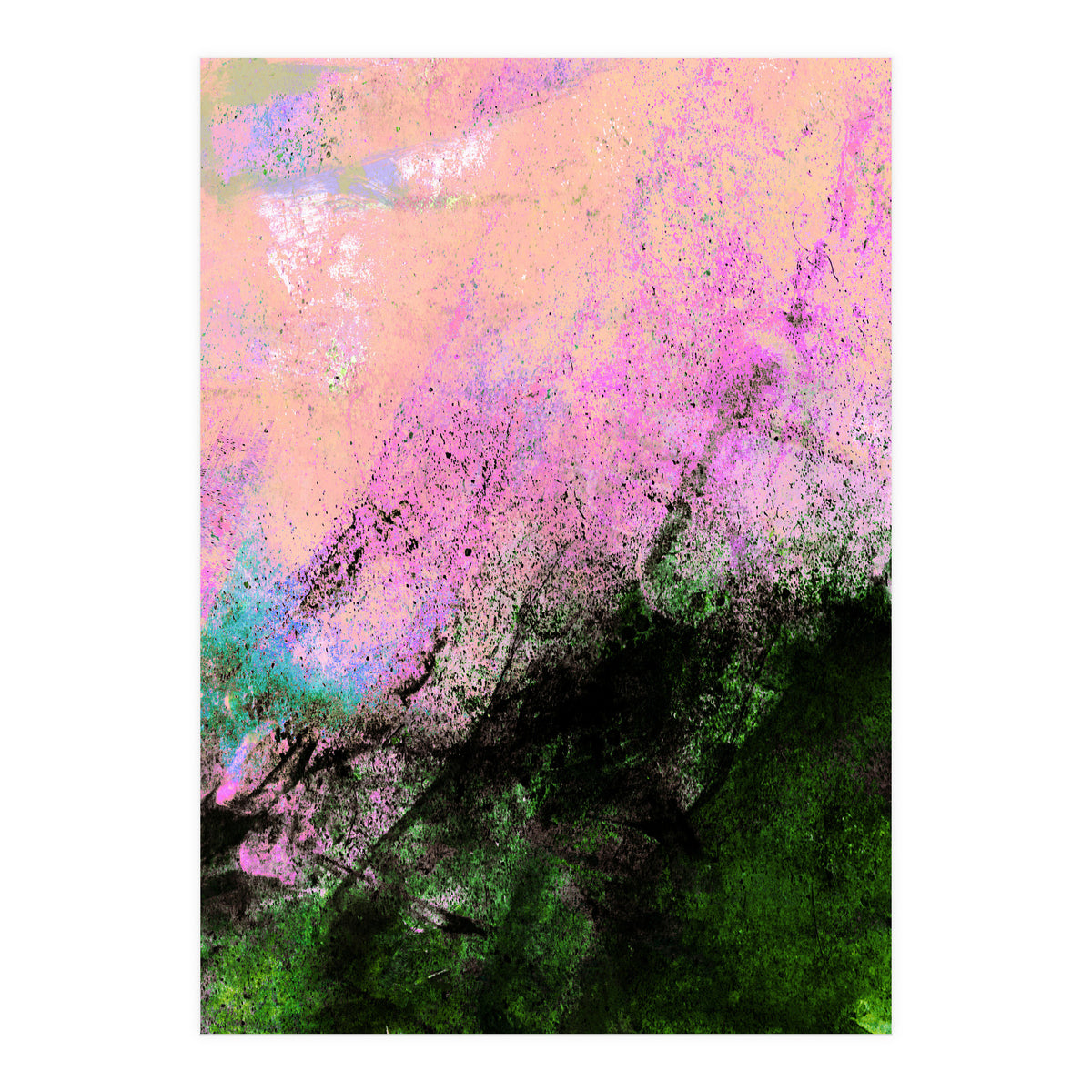 Abstract Summer Day - Portrait (Print Only)