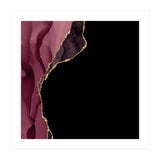 Burgundy & Gold Agate Texture 09 (Print Only) thumbnail
