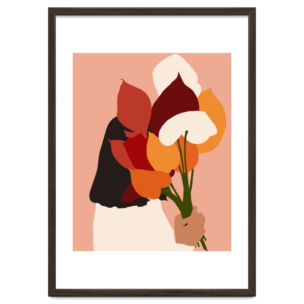 The Comfort Zone, Pastel Bohemian Woman, Floral Self Care Self Love Positivity Growth, Eclectic Boho Concept