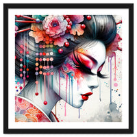 Ornate Bloom Modern Geisha