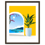 A Peek Ahead, Travel Ocean Beach Sea Tropical, Architecture Arch Boat Summer, Bougainvillea Eclectic Bohemian thumbnail