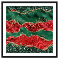 Christmas Glitter Agate Texture 06