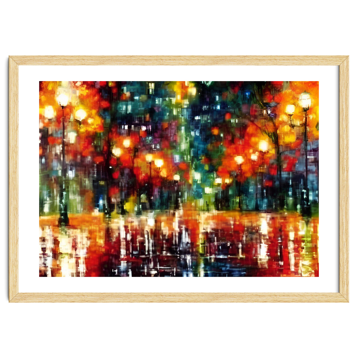 Abstract Contemporary Rainy