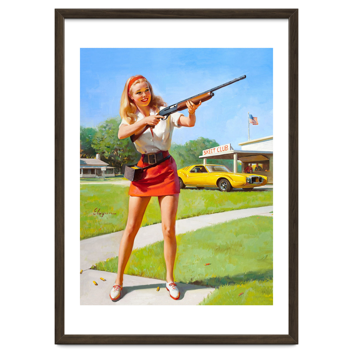 Pinup Shooting Girl