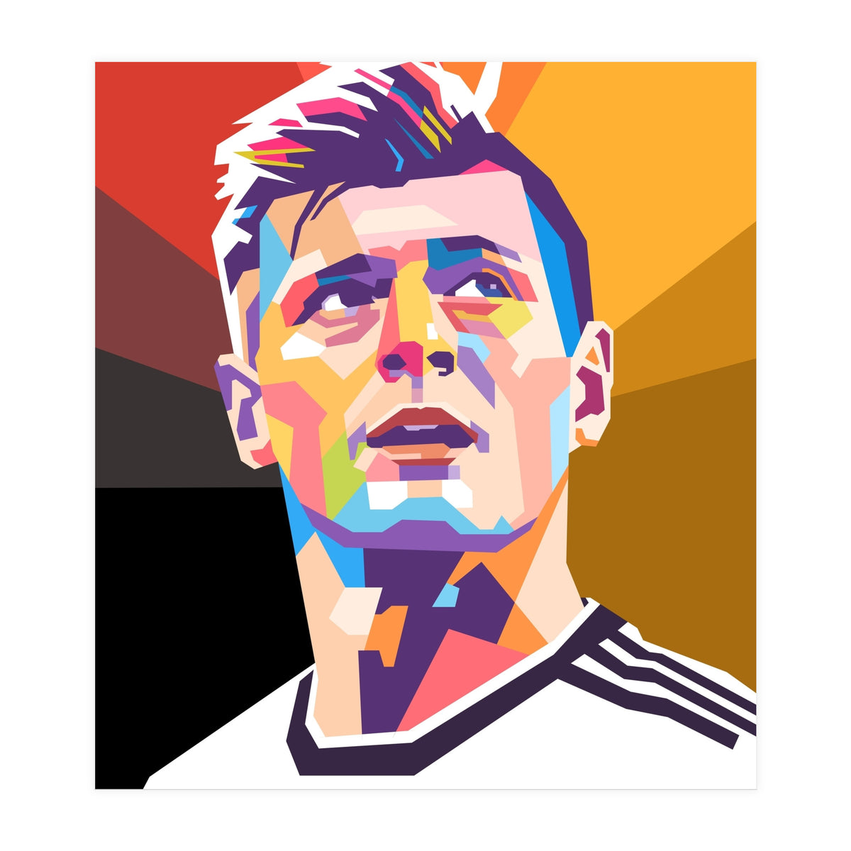 Toni Kroos art (Print Only)