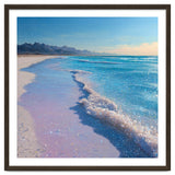 Sparkling Pastel Shoreline with Glittering Turquoise Waves thumbnail