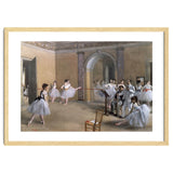 The Dance Foyer at the Opera on the rue Le Peletier, 1872 - 32x46 cm - oil on canvas. thumbnail