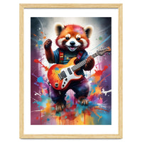 Red Panda Plays Guitar Music