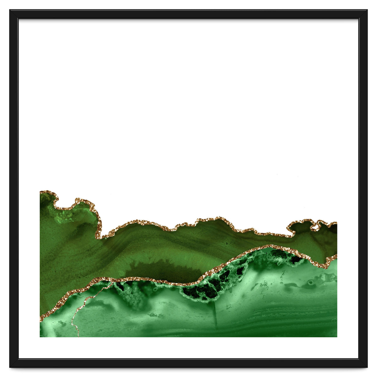 Green & Gold Agate Texture 30