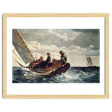 Winslow Homer: Breezing Up (A Fair Wind). Date/Period: 1873 - 1876. Painting. thumbnail