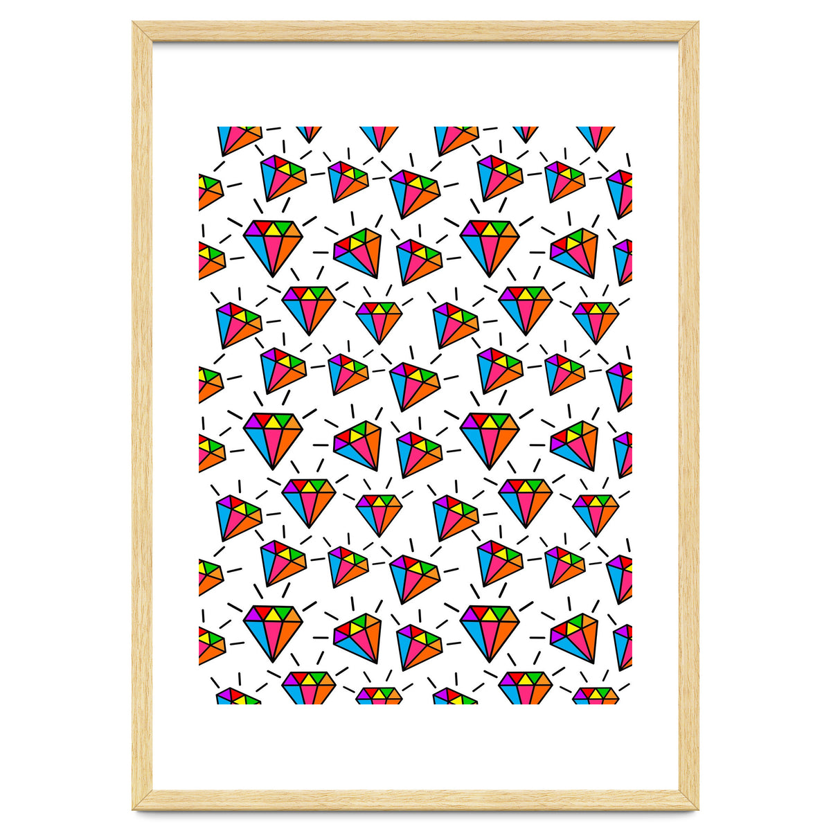 Cute diamonds pattern