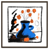 blue vase