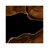 Brown & Gold Agate Texture 04 (Print Only) thumbnail