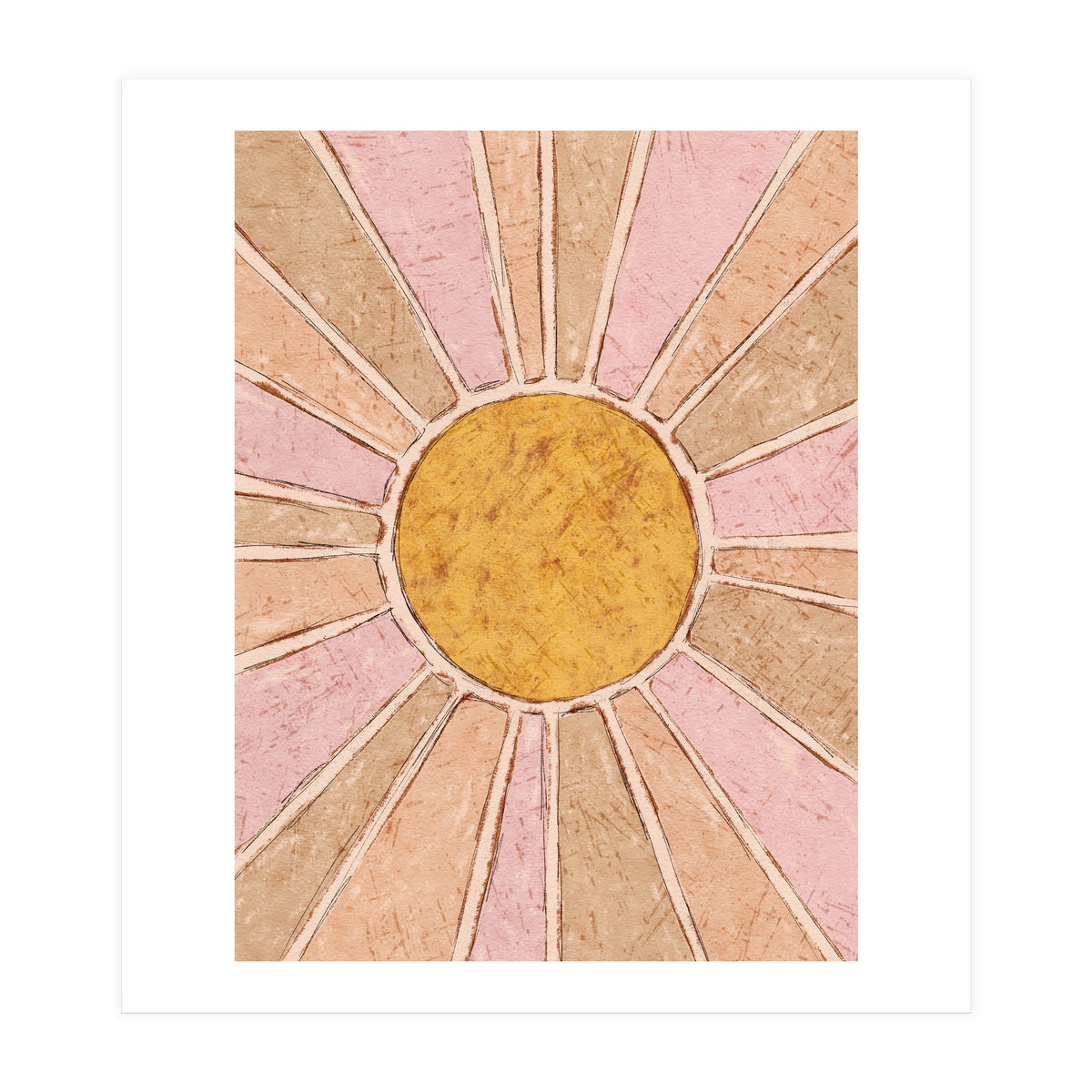 Seventies Retro Sunshine (Print Only)