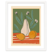 Abstract Pear Still Life