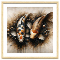 Powerful Koi Fish Pair