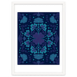 Clovers And Flowers Night Blue thumbnail