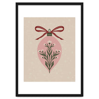 Christmas Floral Globe