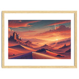 Vintage Chile, Atacama Desert Sunset Poster thumbnail