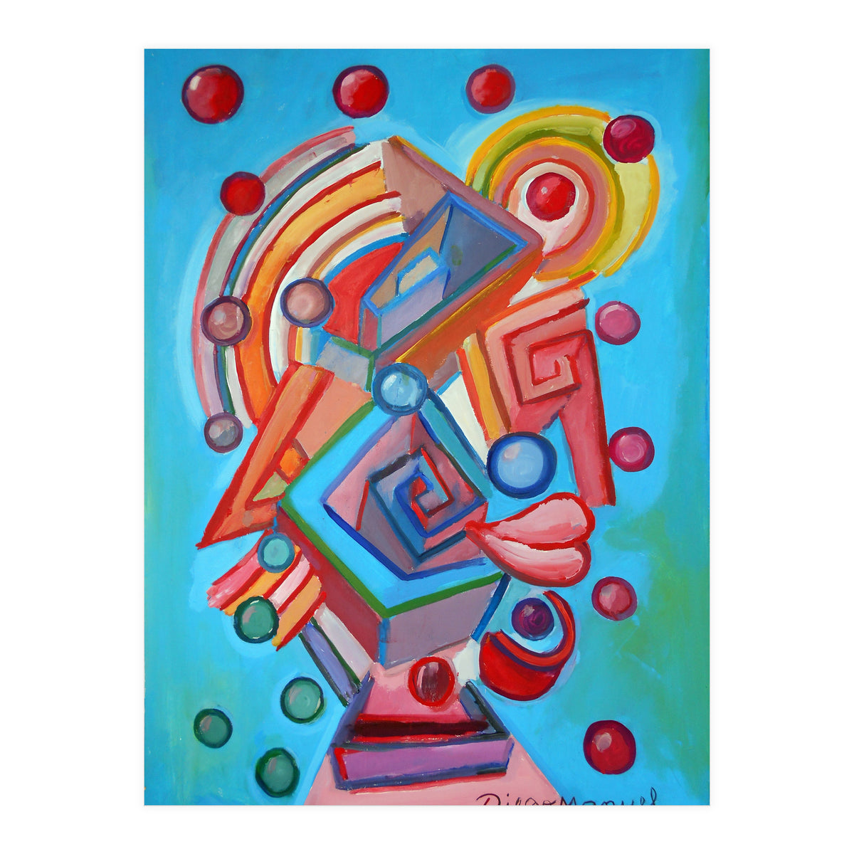 Retrato Cubista (Print Only)