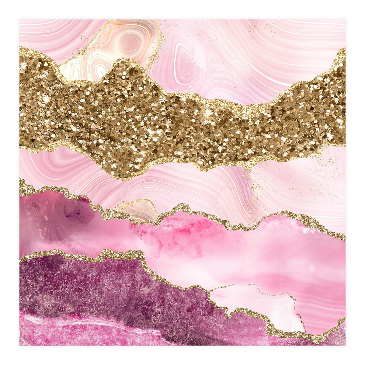 Agate Glitter Dazzle Texture 18  (Print Only)
