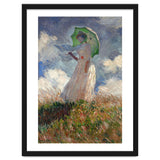 Claude Monet / 'The Woman with a Parasol', 1886, Oil on canvas, 131 × 88 cm. SUZANNE HOSCHEDE. thumbnail