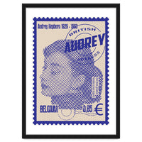 Audrey Hepburn Stamps Art