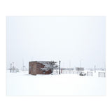 Barn in the winter snowscape (Print Only) thumbnail