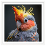Cute Cockatoo Bird Portrait Colorful Crest thumbnail
