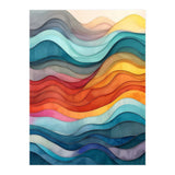 Abstract Layered Wave Landscape (Print Only) thumbnail