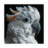 White Cockatoo Parrot With Orange Crest  (Print Only) thumbnail