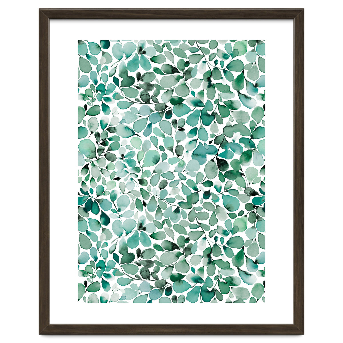 Leaffy Eucalyptus Botanical Leaves Green