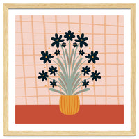 Floral Vase Orange