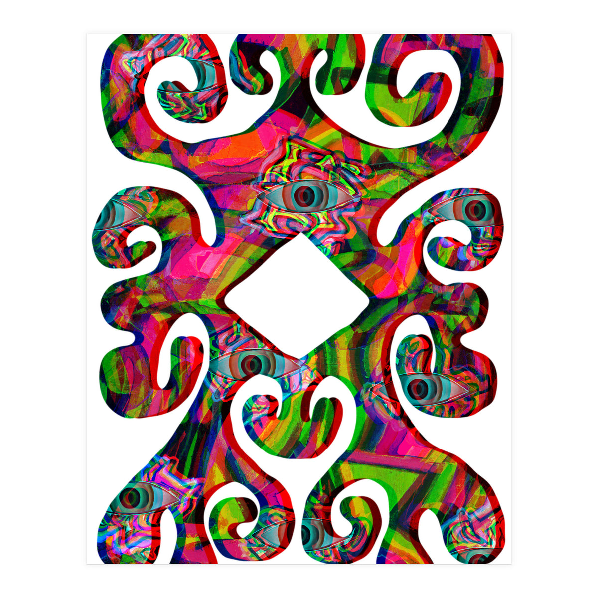 Pop Abstract Asimetrico 41 Copia (Print Only)