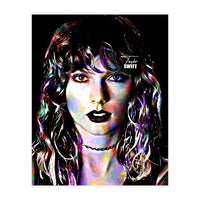 Taylor Swift Colorful Art 3 (Print Only)