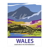 Wales Cader Idris And The Afon Mawddach (Print Only) thumbnail