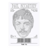 Receipt Art Paul Mc Cartney (Print Only) thumbnail