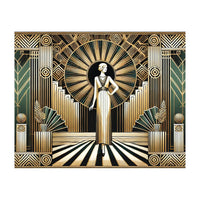 Golden Twenties Flair In Art Deco (Print Only)