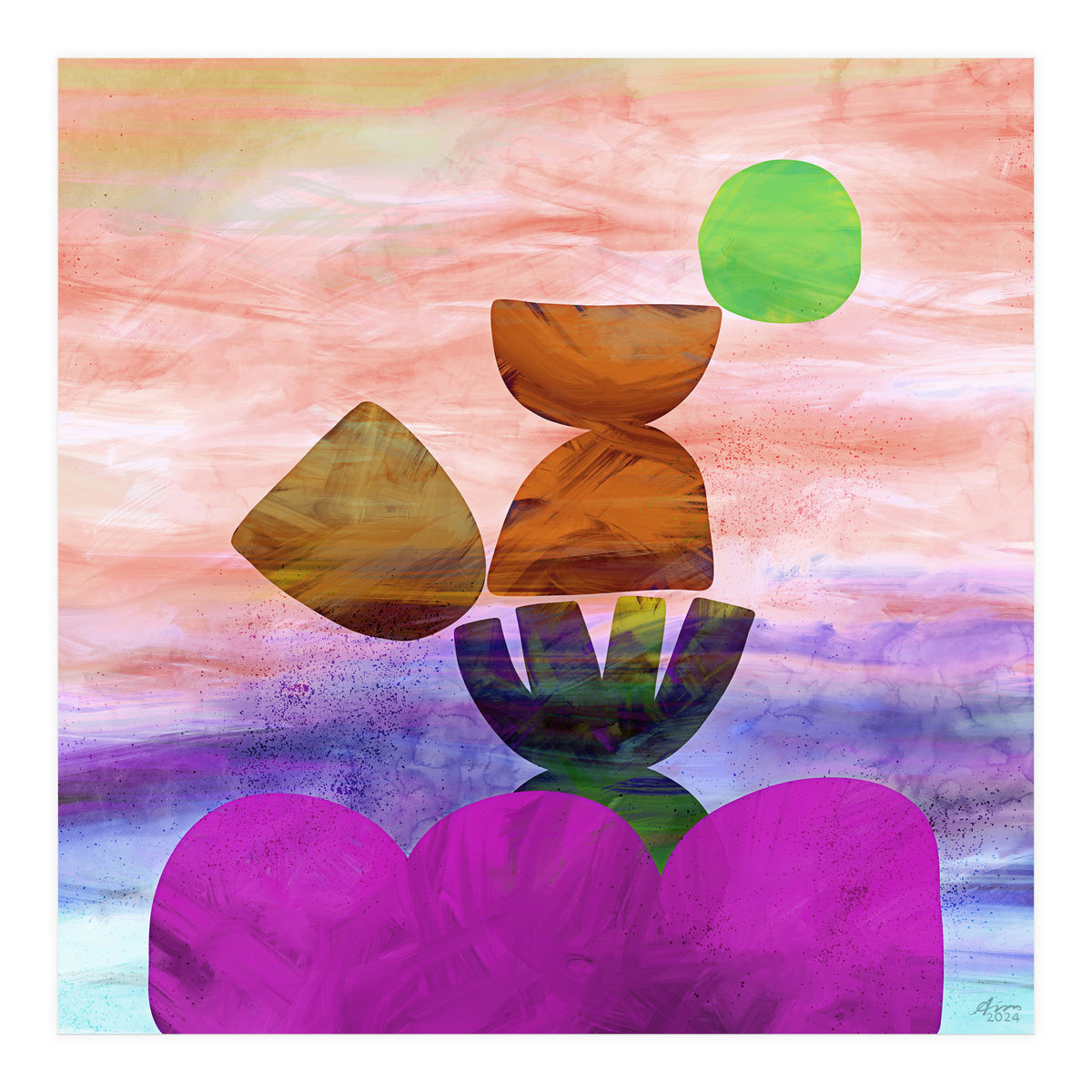 Balance (ochre) (Print Only)