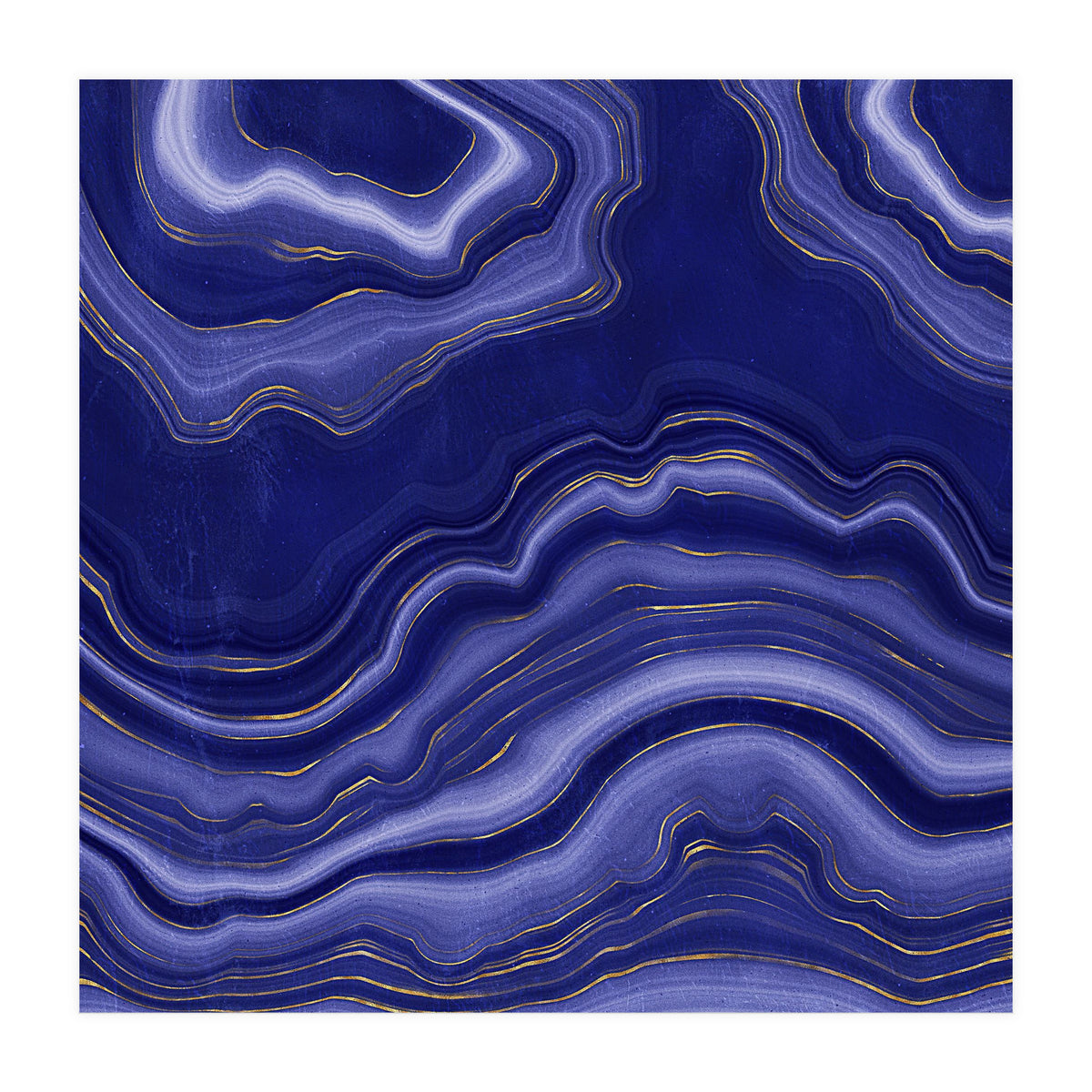 Blue Agate Texture 06 (Print Only)