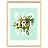 Flourish #society6 #buyart #typography #artprint thumbnail