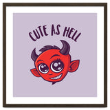 Cute as Hell Devil with Dark Text thumbnail