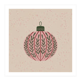 Christmas globe with branches (Print Only) thumbnail
