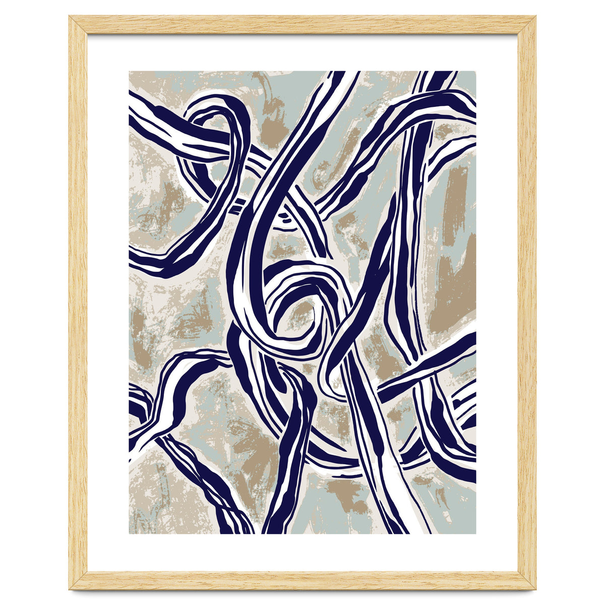 Follow the lines Abstract knots